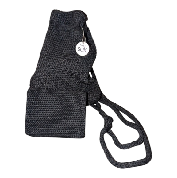 The Sak Mini Backpack and Wallet Knit Set.